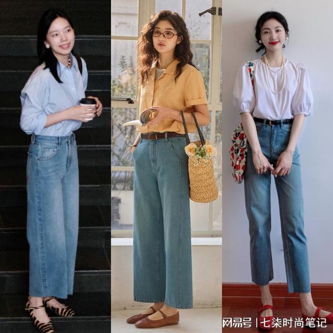 夏穿牛仔裤配这几双鞋更舒适时髦必一b体育app网页版登录初(图9)